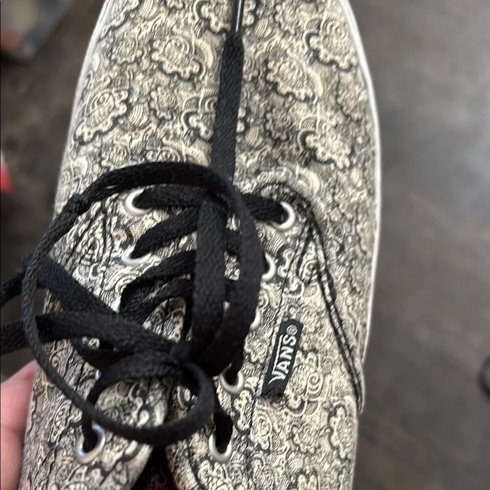Vans Atwood Paisley Patterned Sneakers with Black Laces